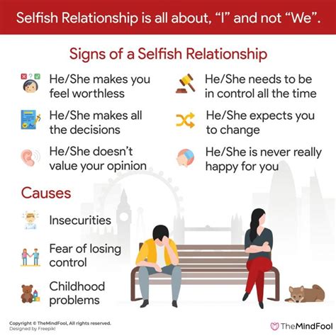 signs youre dating a selfish person